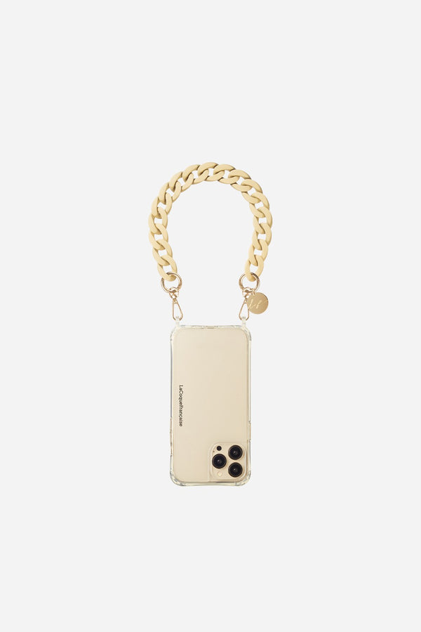 Chaine Courte Sarah Beige 40 cm