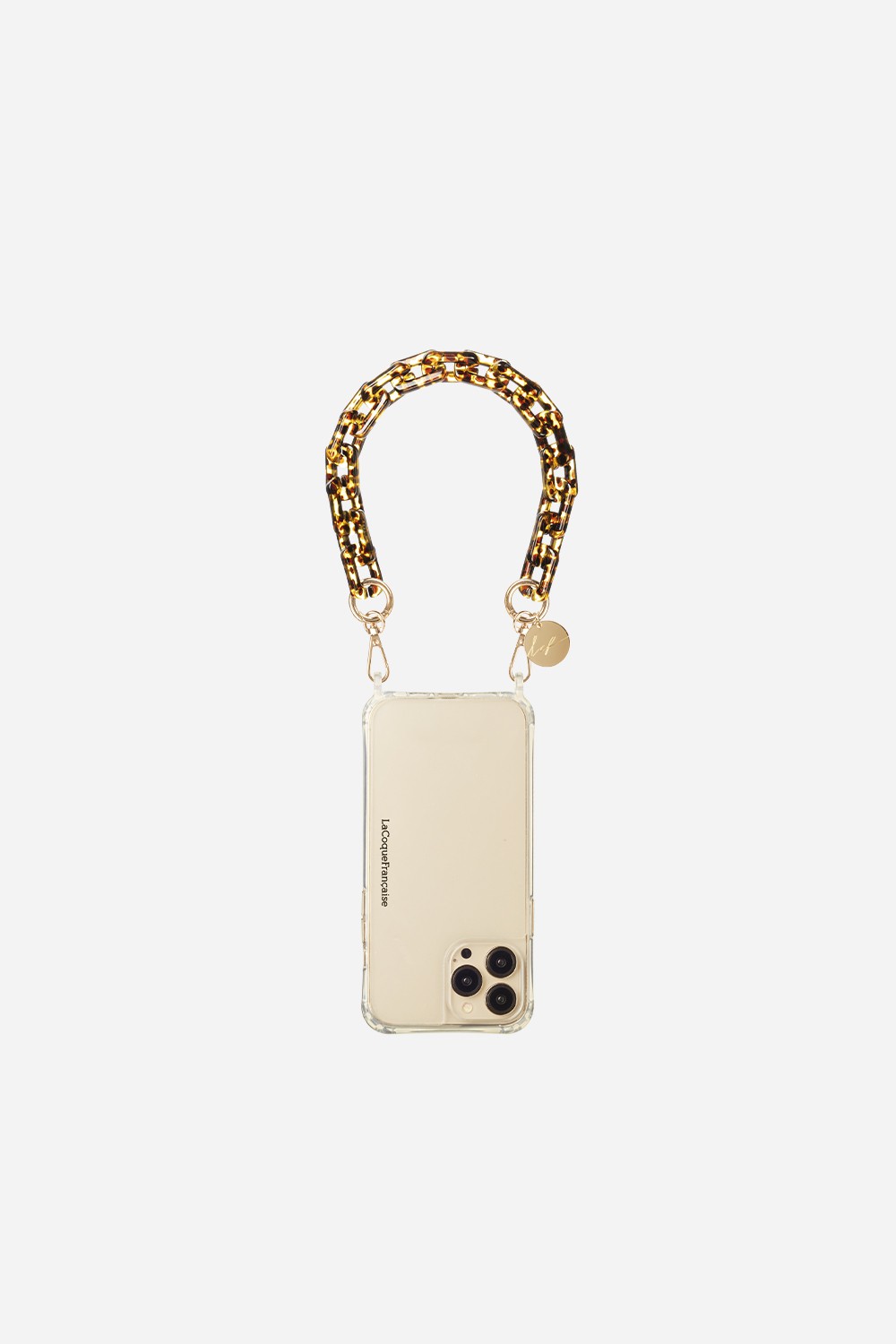 【LA COQUE FRANCAISE】 CHAIN MIX ストラップ Chaîne de Téléphone Longue Ambre Multicolore 120 cm