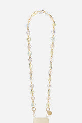 Chaine Longue Cassy Fleurs Holographique 120 cm