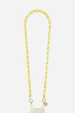 Cassy Green and Gold Long Chain 120 cm