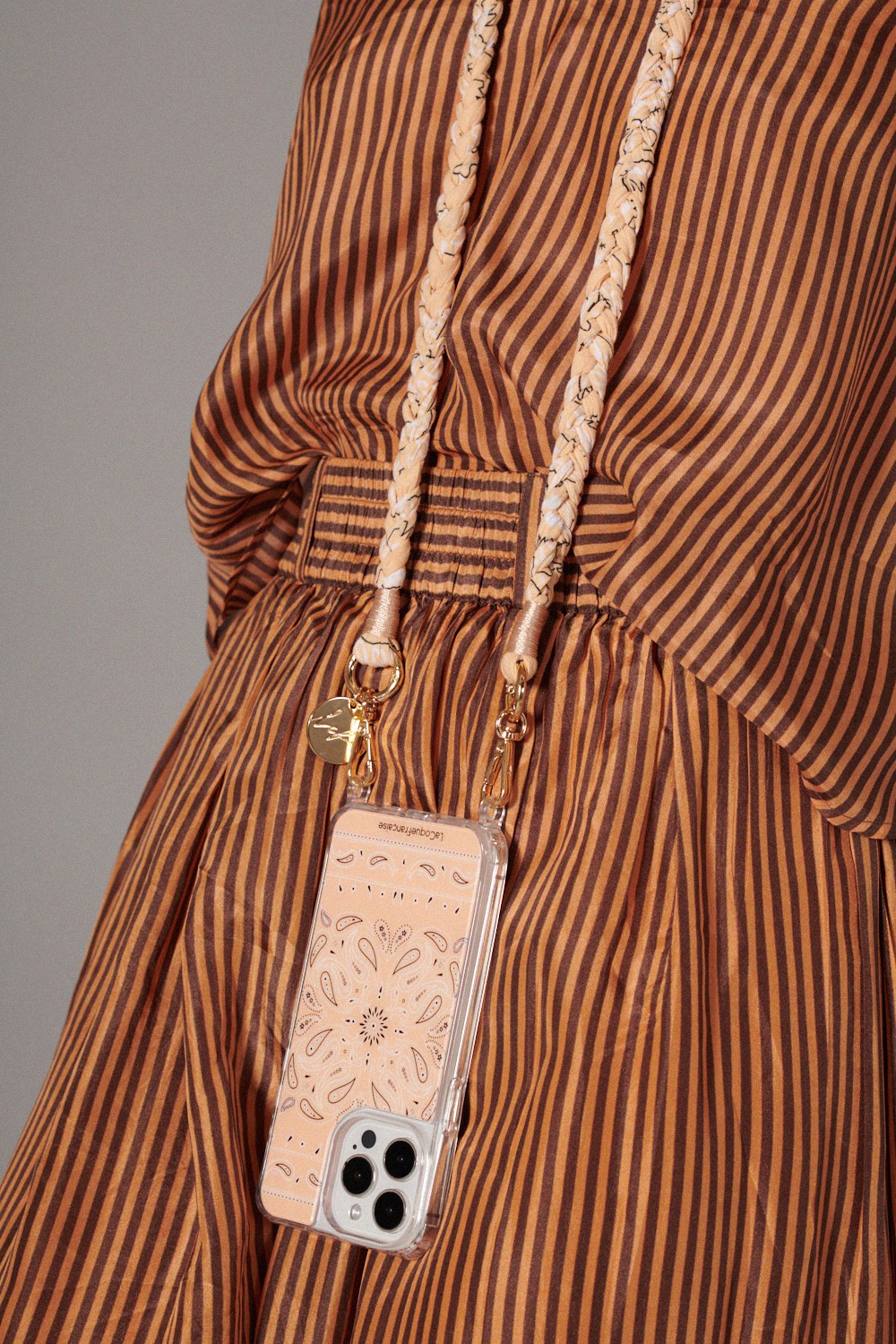 Cordon tresse Della beige - 3