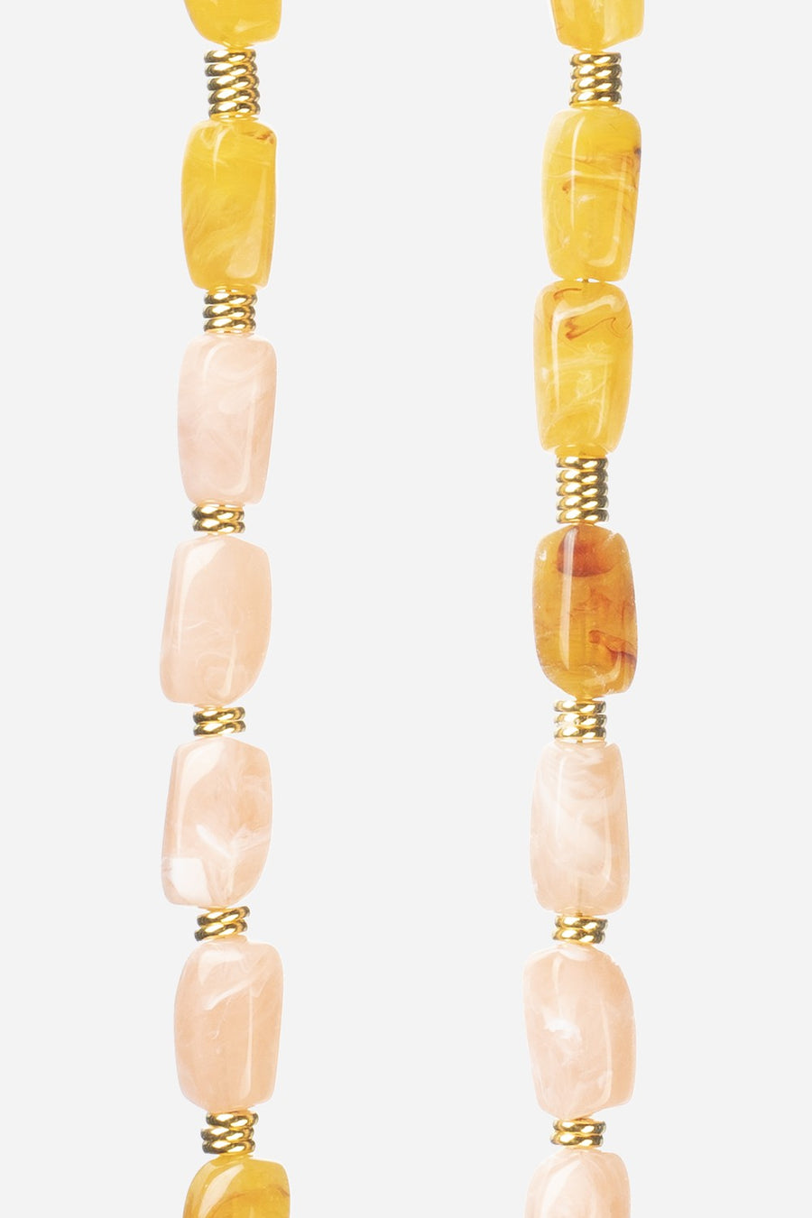 Chaine Longue Talia Jaune 120 cm - 2