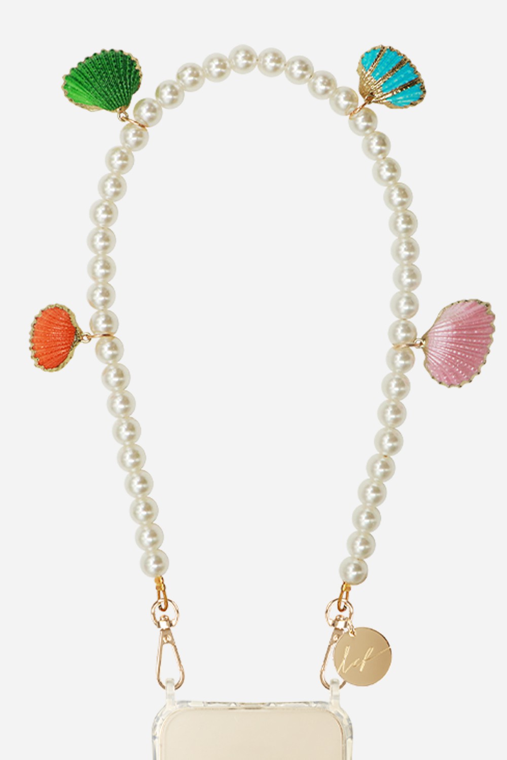 Chaine Courte Aiden Blanc 40 cm