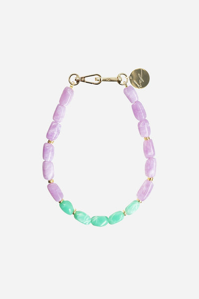 Chaine Courte Talia Violet 40 cm