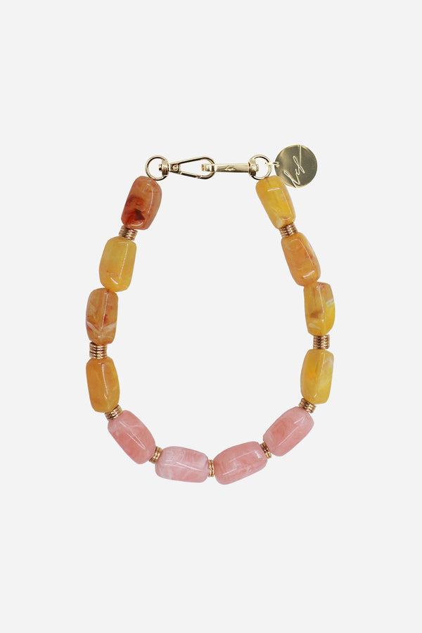 Chaine Courte Talia Jaune 40 cm