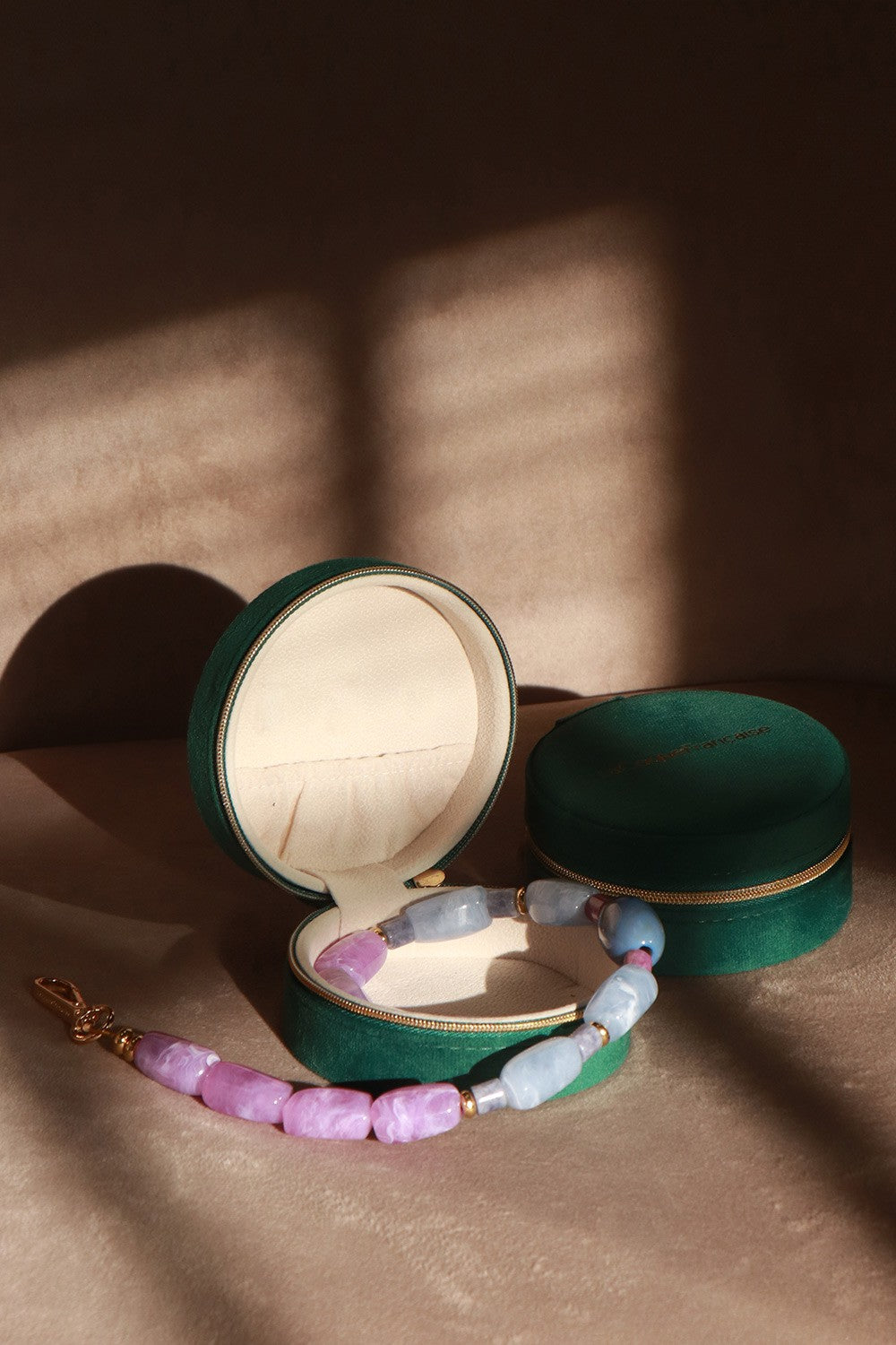 Divya Purple Necklace Jewelry 40 cm