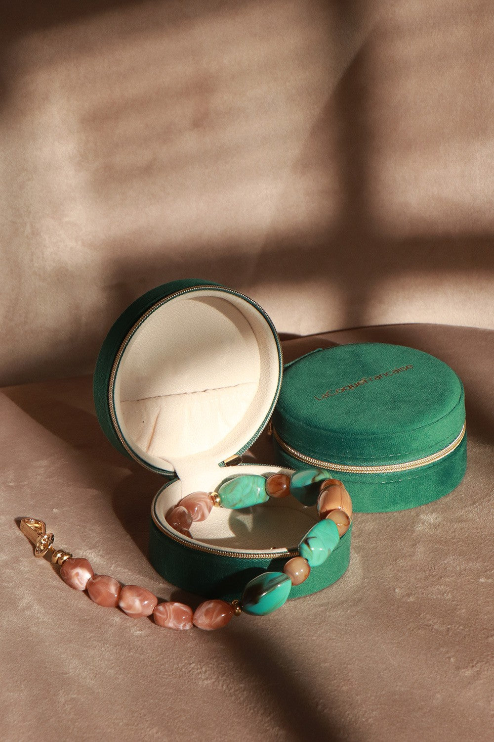 Chaine Courte Daya Marron 40 cm