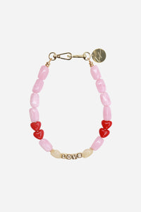 Chaine Courte Divya Rouge 40 cm