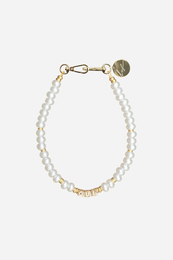 Chaine Courte Oui Blanc 40 cm