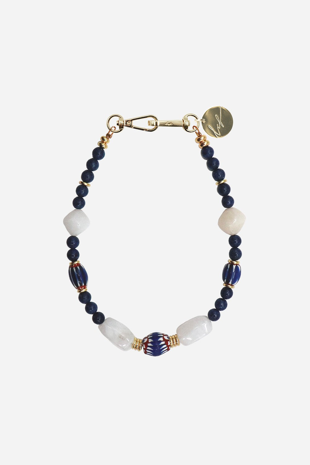 Chaine Courte Calista Bleu 40 cm