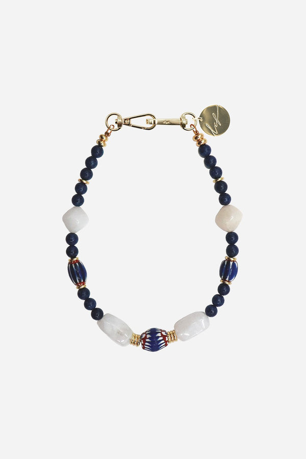 Chaine Courte Calista Bleu 40 cm