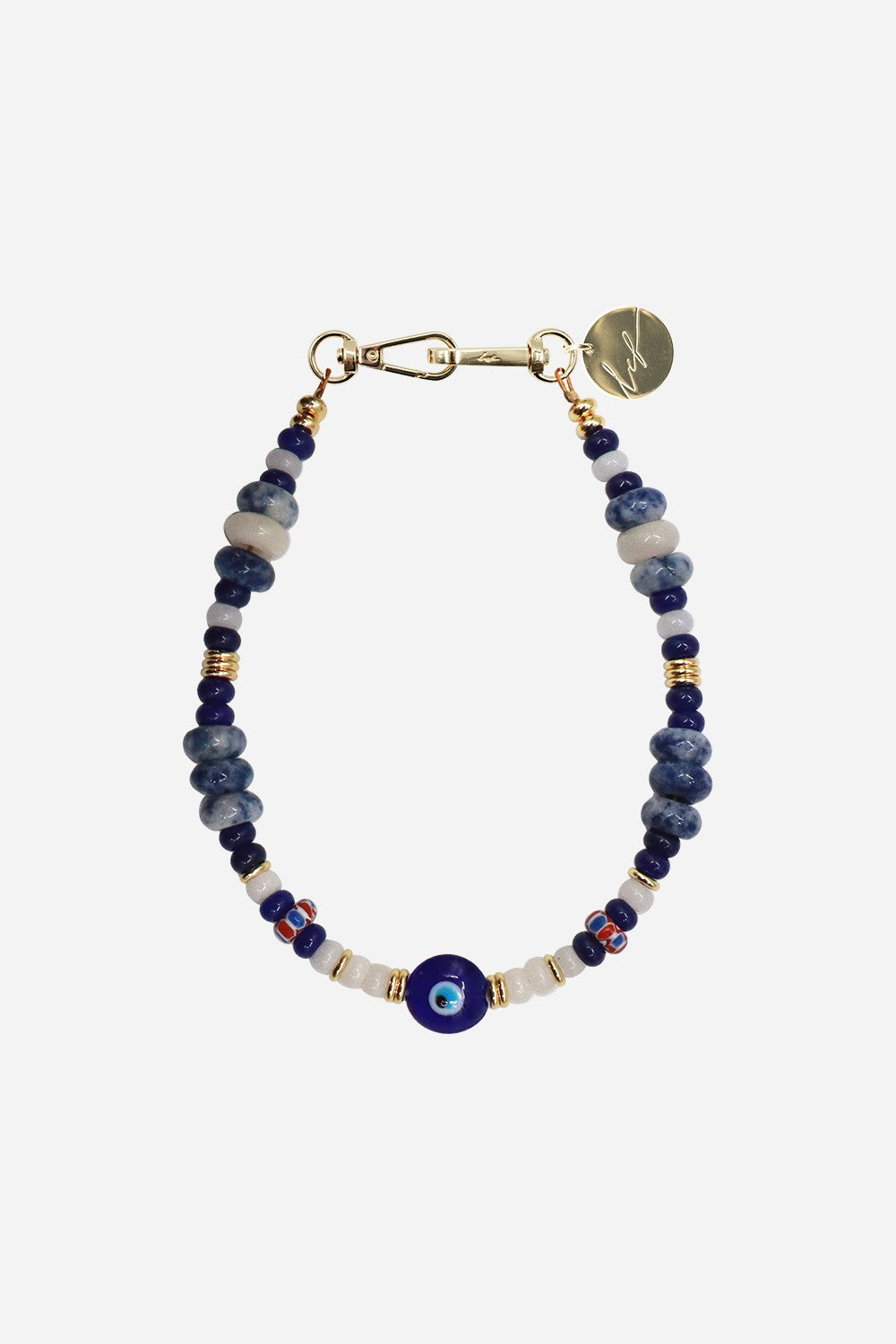 Chaine Courte Kalliope Bleu 40 cm