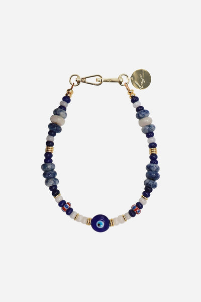 Chaine Courte Kalliope Bleu 40 cm