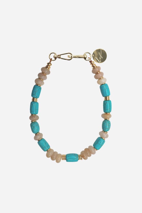 Chaine Courte Artemis Turquoise 40 cm