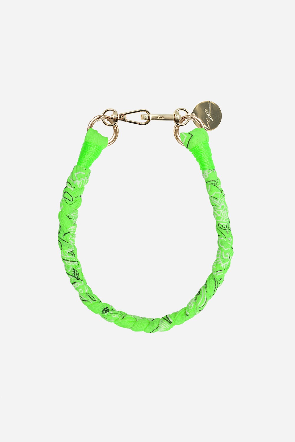 Chaine Courte Della Vert 40 cm