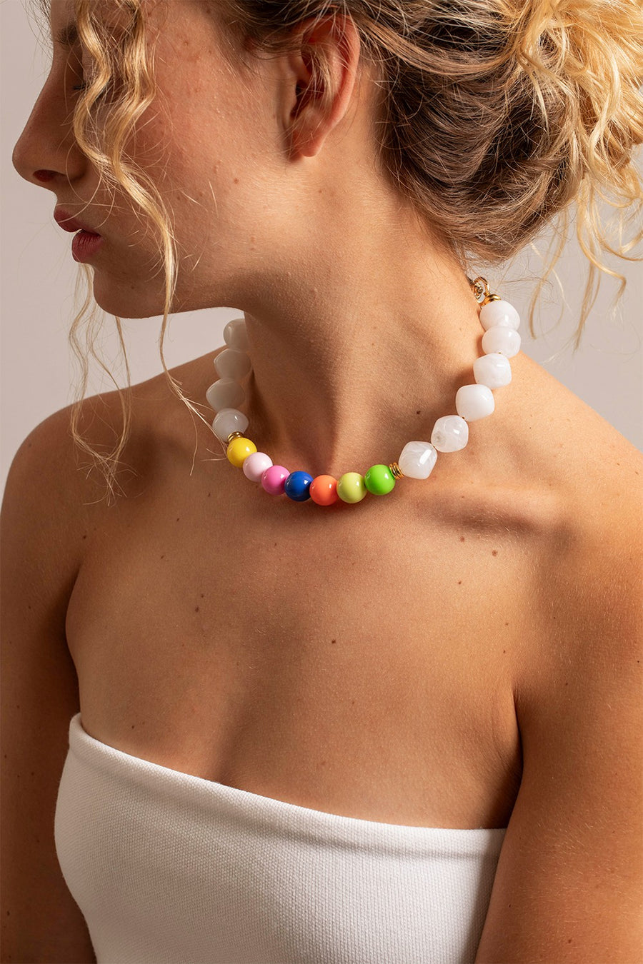 Chaine Courte Eloa Multicolore 40 cm - 2