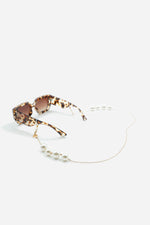 Bijoux Chaine De Lunettes Lior Blanc 72 cm