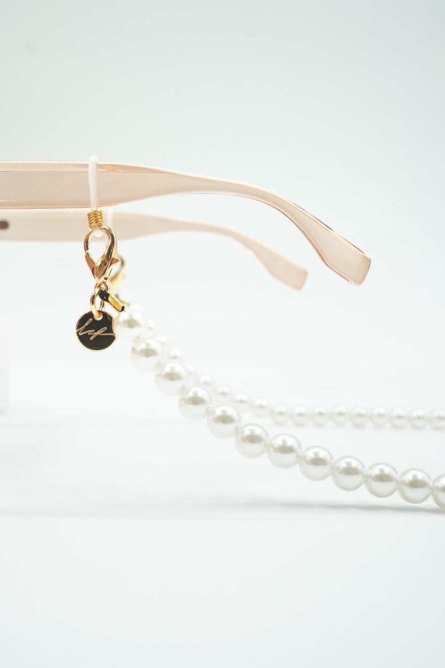 Bijoux Chaine De Lunettes Agathe Blanc 72 cm - 2