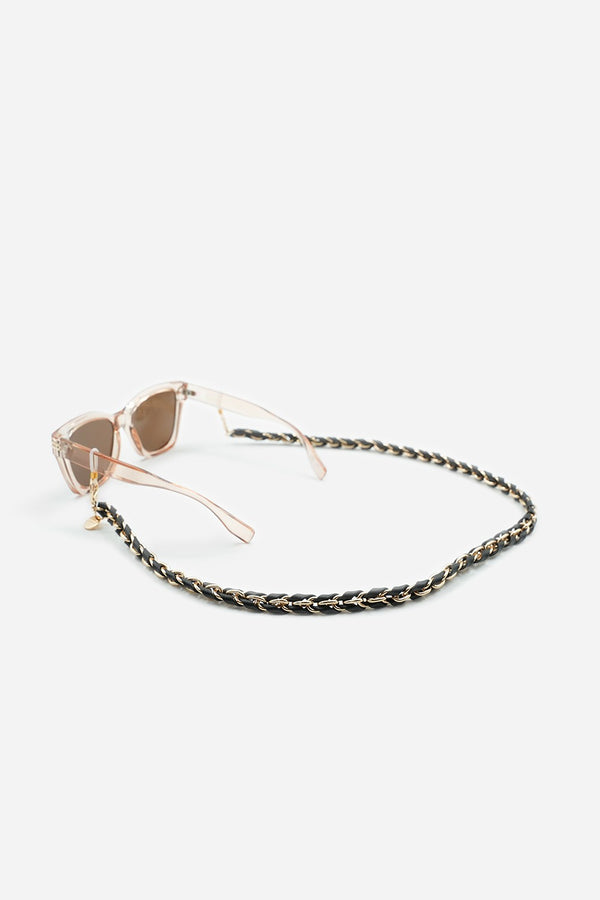Bijoux Chaine De Lunettes Lou Noir 72 cm
