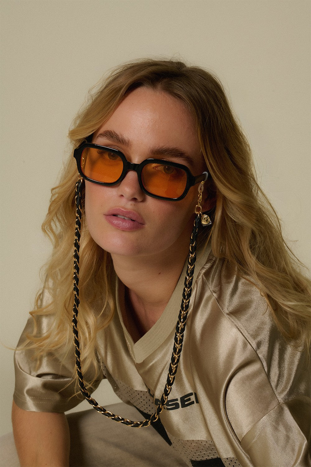 Bijoux Chaine De Lunette Lou Noir 72 cm