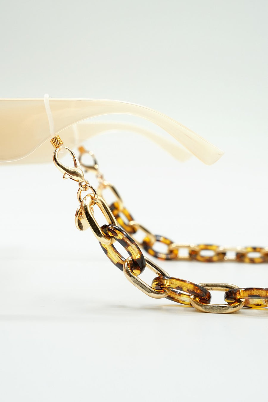 Bijoux Chaine De Lunettes Cassy Ecaille Marron 72 cm - 2