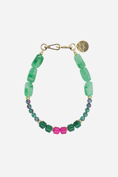 Chaine Courte Dona Vert 40 cm