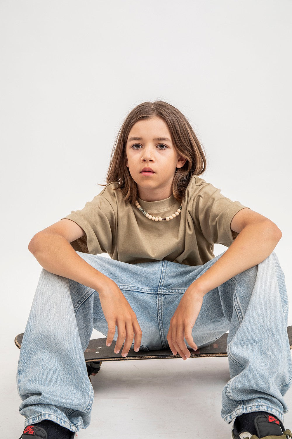 Meeko Wood Necklace Jewelry 40 cm