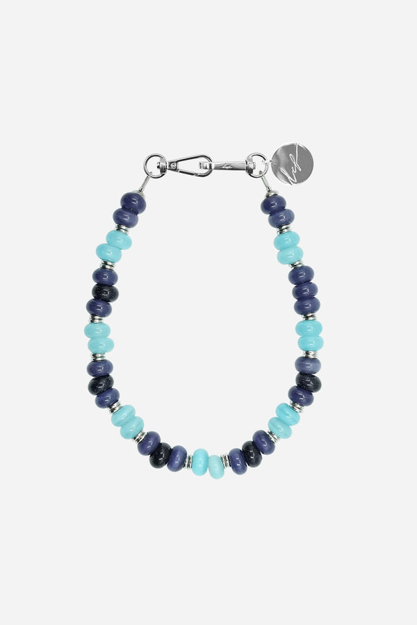 Chaine Courte Abu Bleu 40 cm