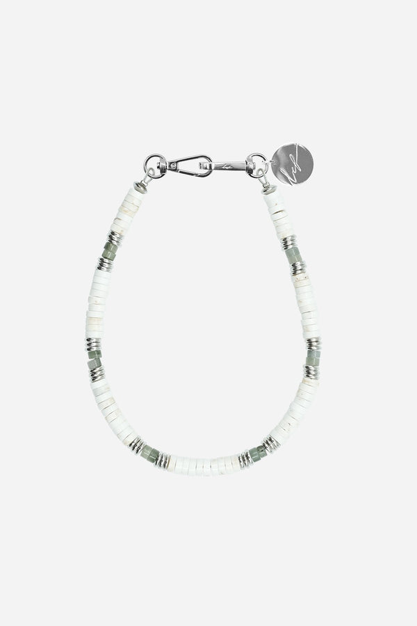 Chaine Courte Tamatoa Blanc 40 cm