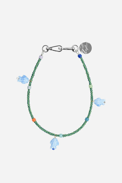 Chaine Courte Koda Vert 40 cm