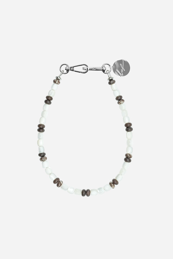 Chaine Courte Maoi Blanc 40 cm