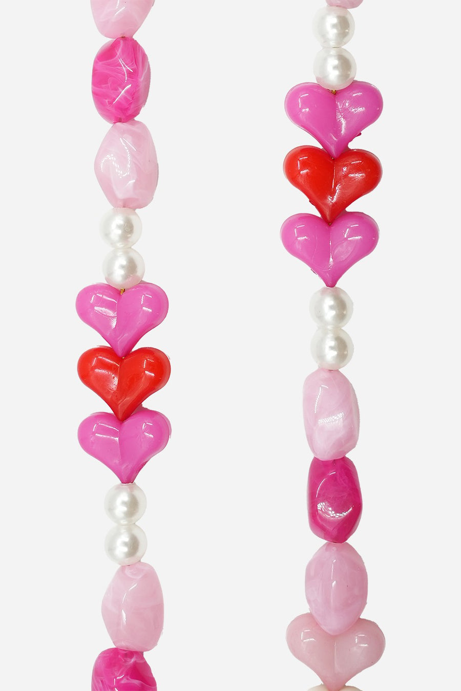 Chaine Longue Belle Rose 100 cm - 2
