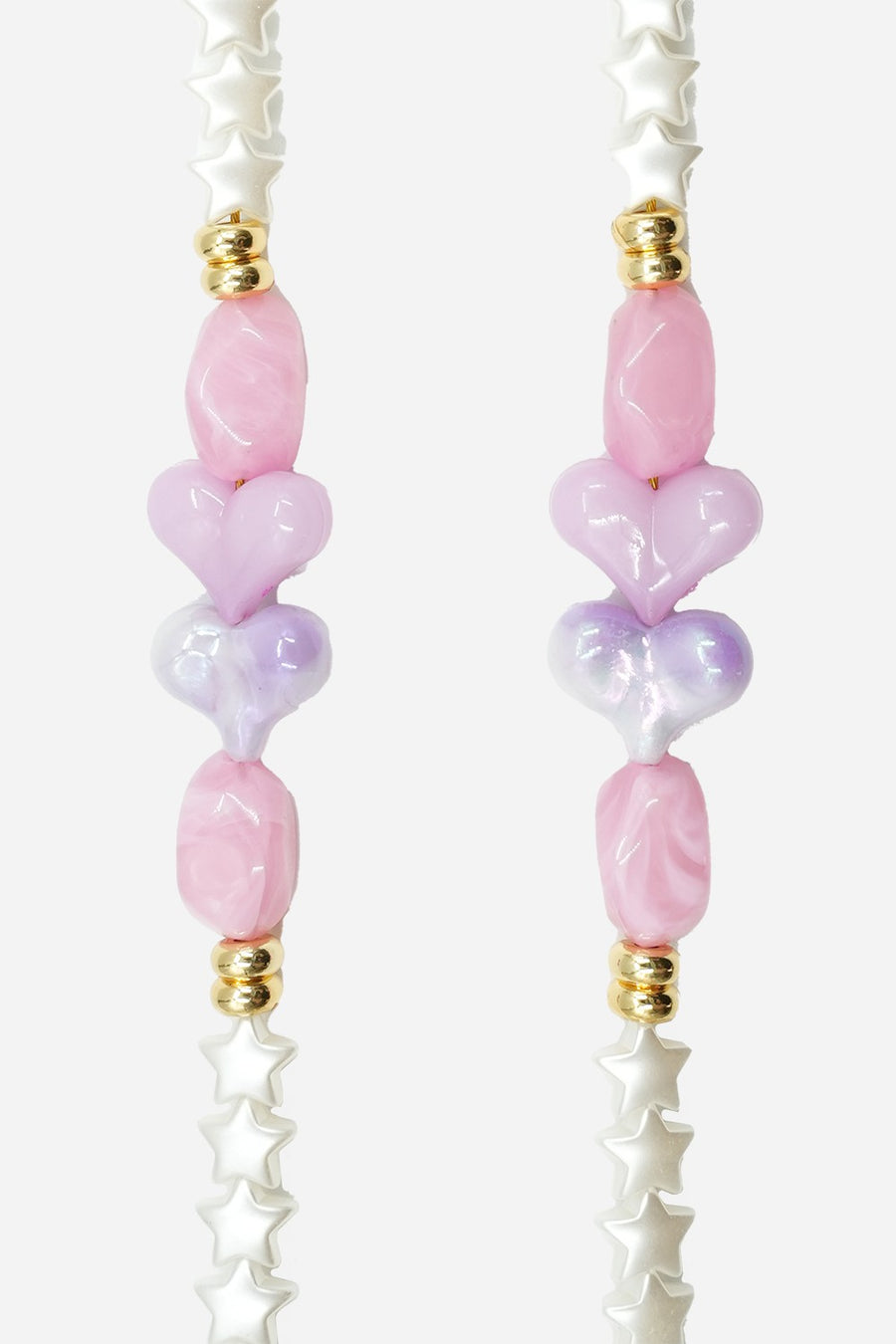 Chaine Longue Ana Violet 100 cm - 2