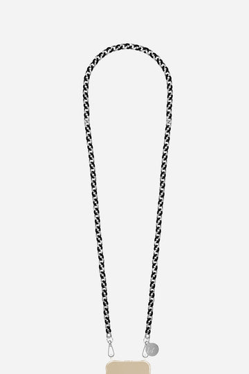 Chaine Longue Sona Noir 120 cm