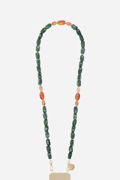 Chaine Longue Dara Vert 120 cm