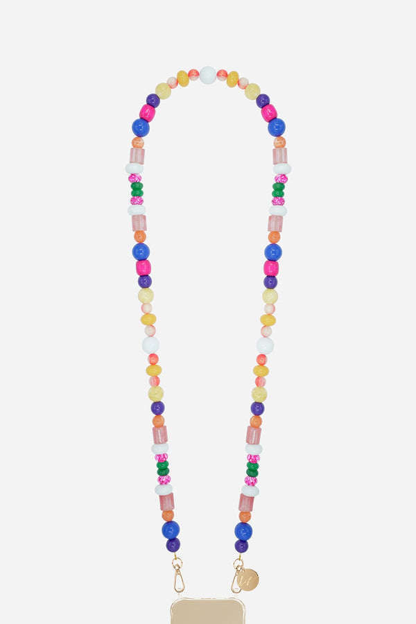 Chaine Longue Luana Multicolore 120 cm