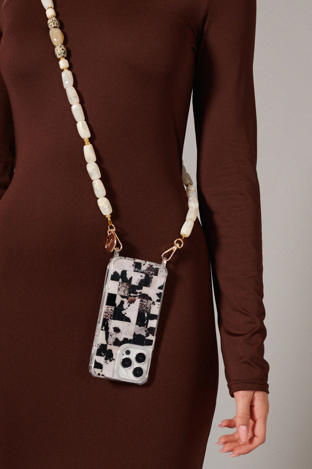 Chaine Longue Dolly Blanc 120 cm