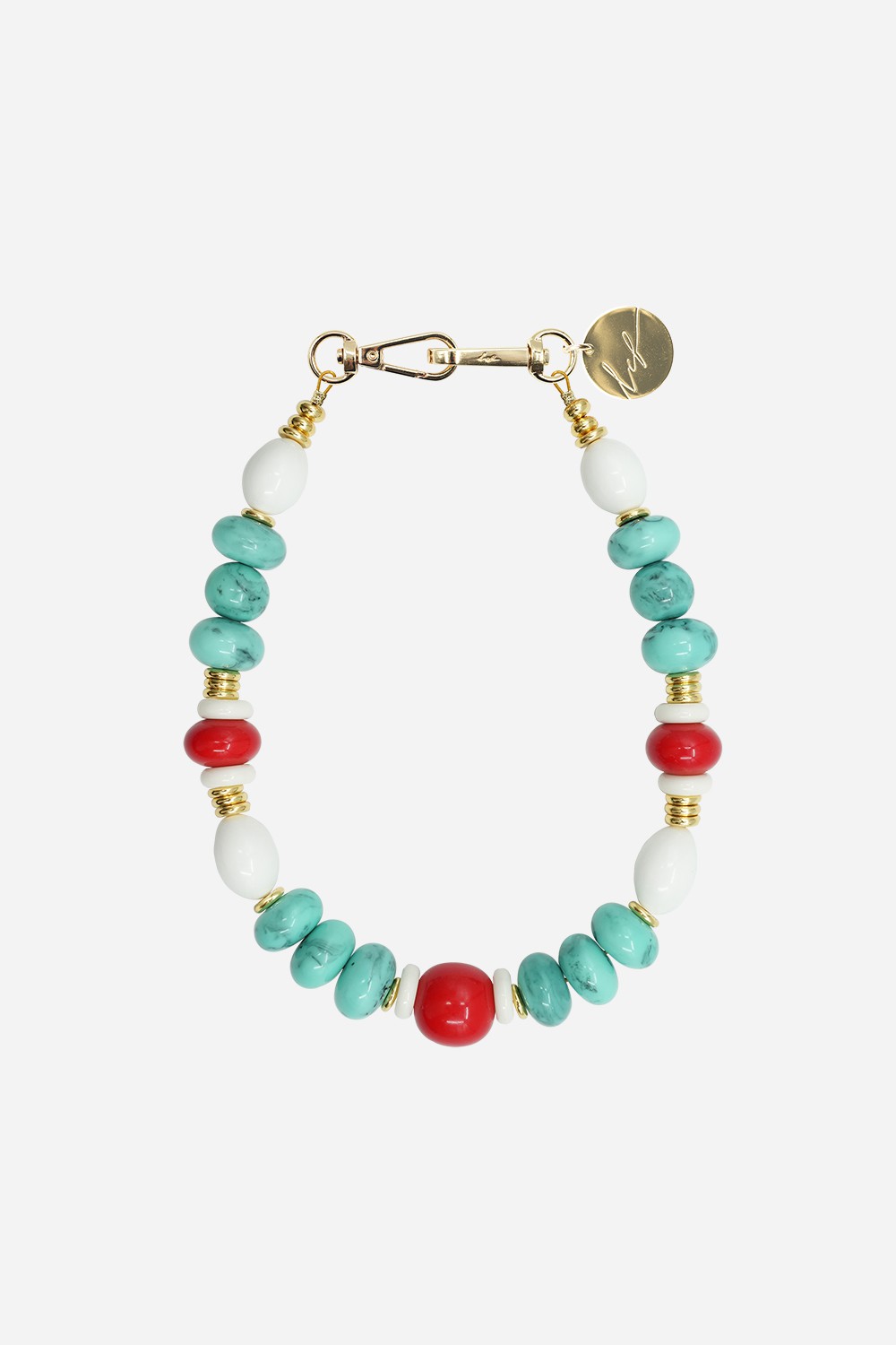 Chaine Courte Siena Bleu 40 cm