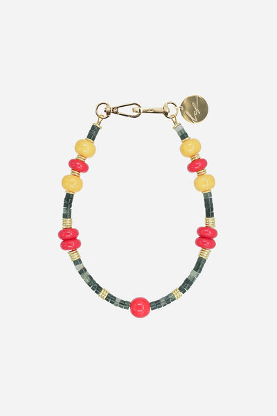 Chaine Courte Terry Vert 40 cm