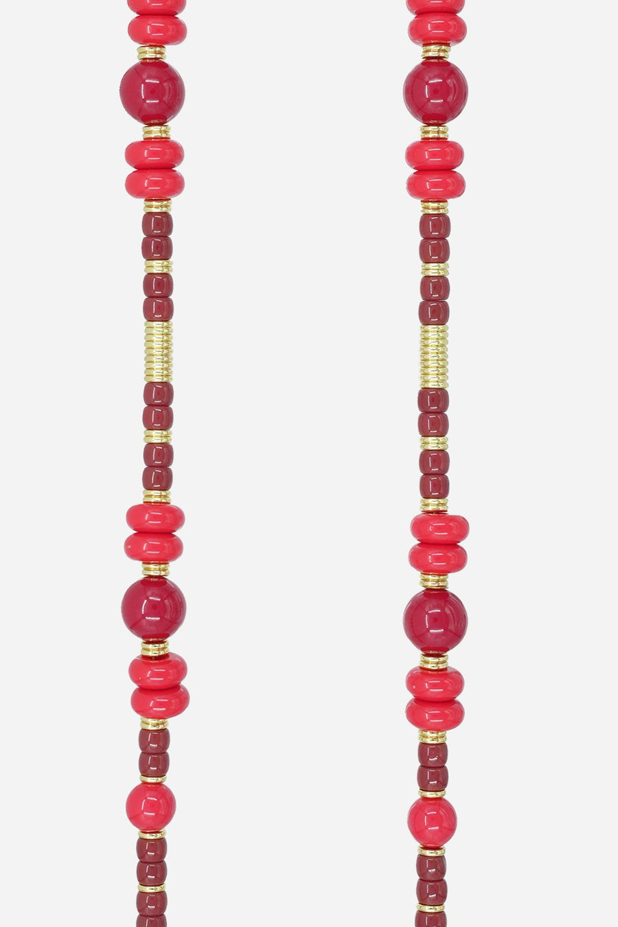 Chaine Longue Noemi Rouge 120 cm - 2
