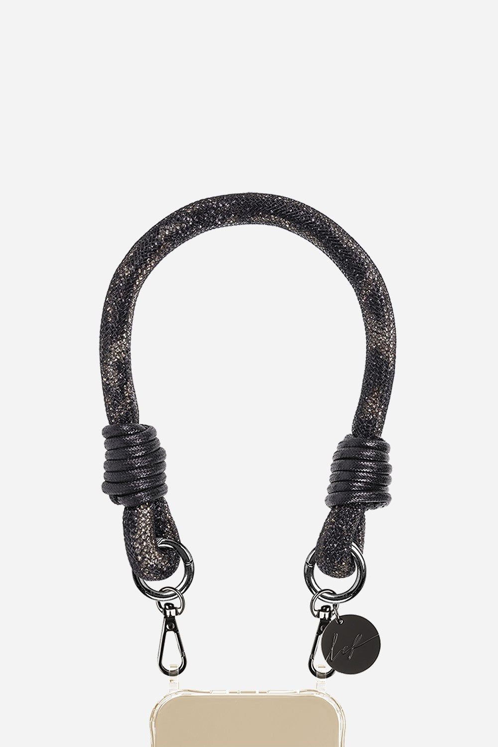 Chaine Courte Evan Leopard 40 cm