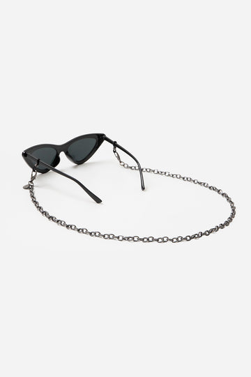 Bijoux Chaine De Lunettes Aya Noir 72 cm