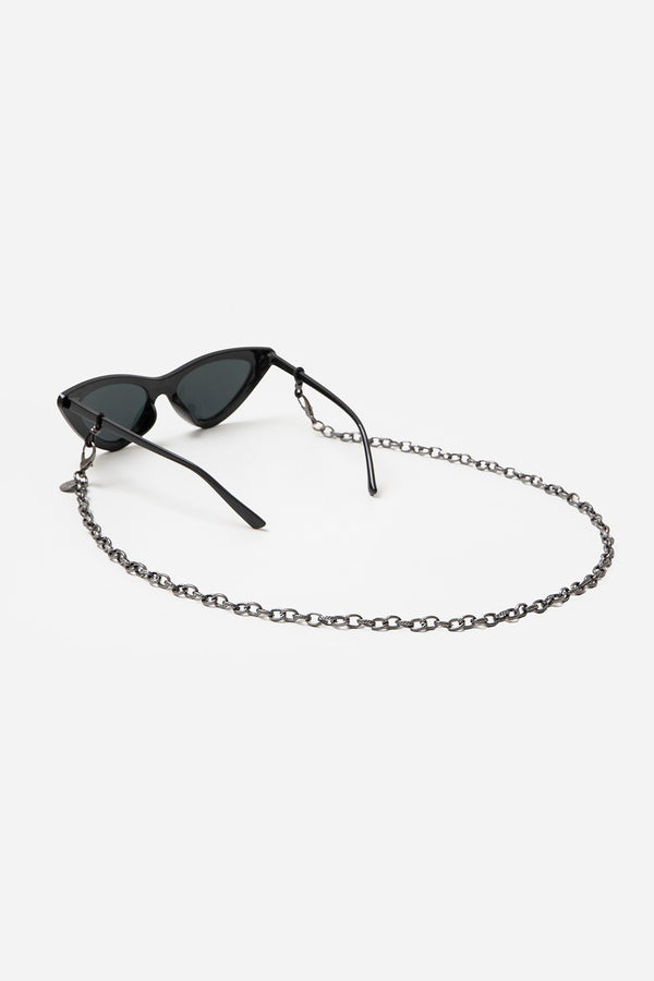 Bijoux Chaine De Lunettes Aya Noir 72 cm