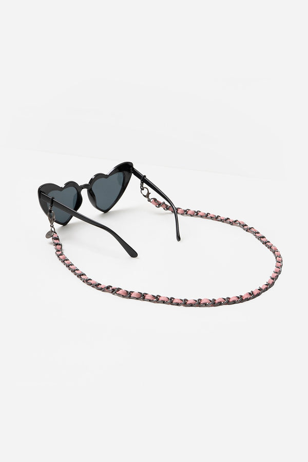 Bijoux Chaine De Lunettes Cali Rose 72 cm
