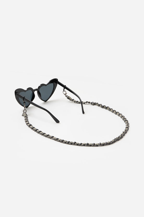 Bijoux Chaine De Lunettes Cali Kaki 72 cm