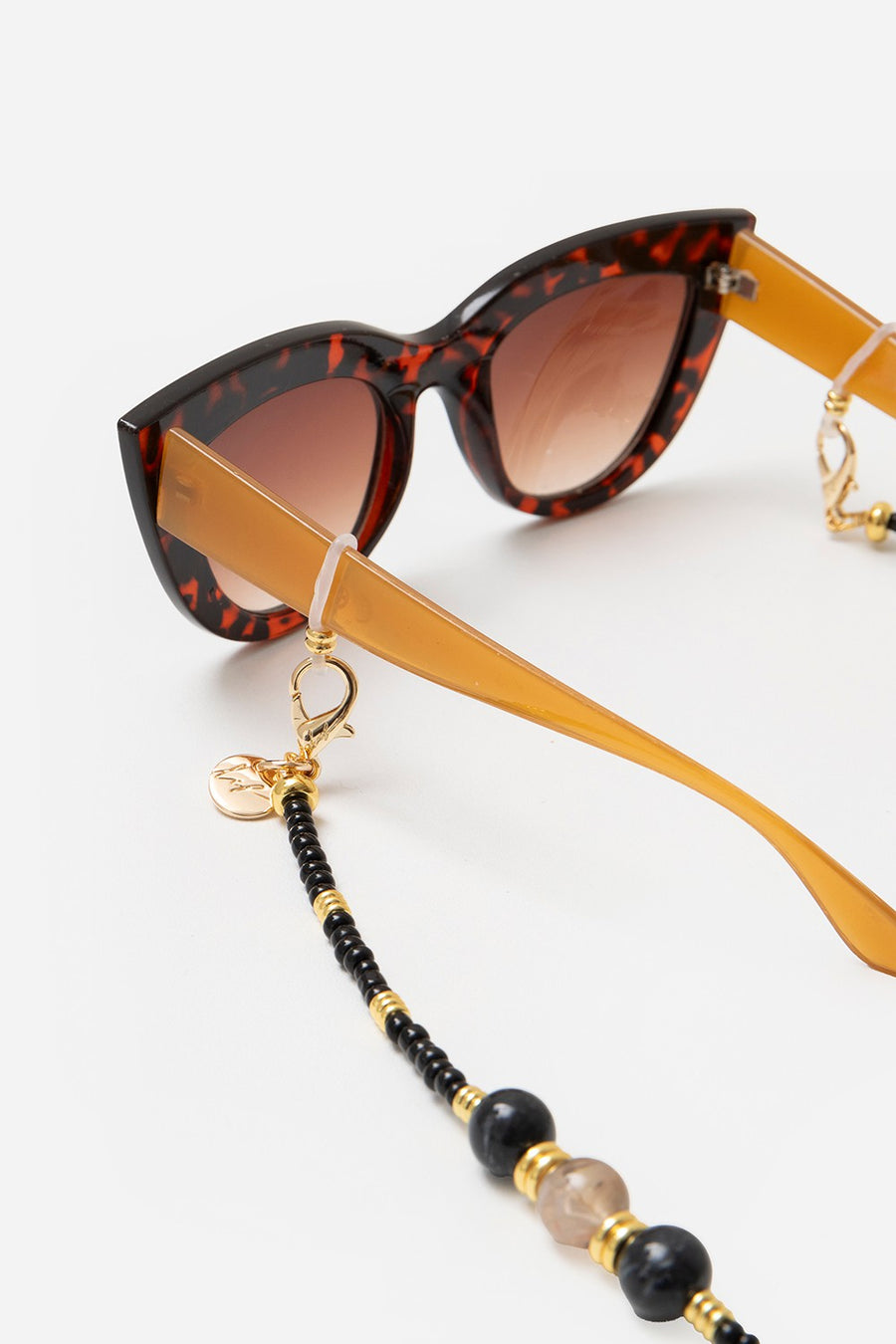 Bijoux Chaine De Lunettes Iris Noir 72 cm - 2