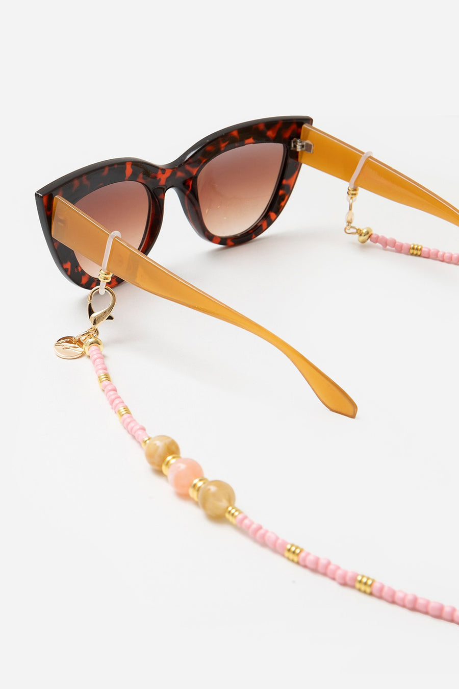 Bijoux Chaine De Lunettes Iris Rose 72 cm - 2
