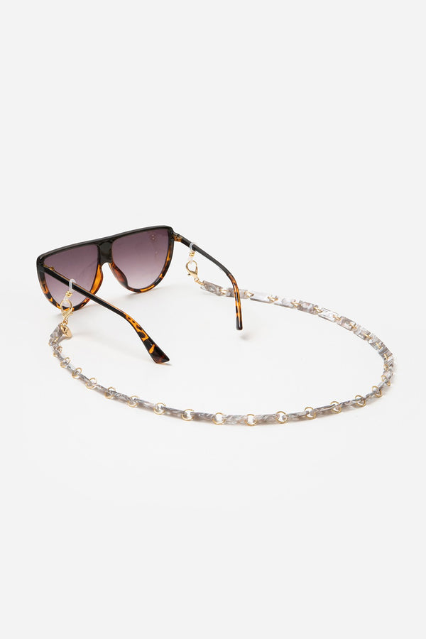 Bijoux Chaine De Lunettes Nahara Gris 72 cm