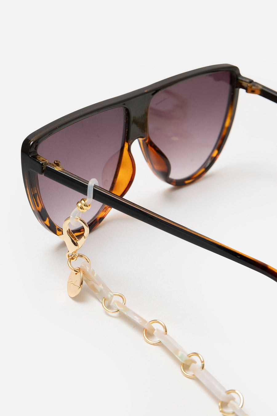 Bijoux Chaine De Lunettes Nahara Beige 72 cm - 2
