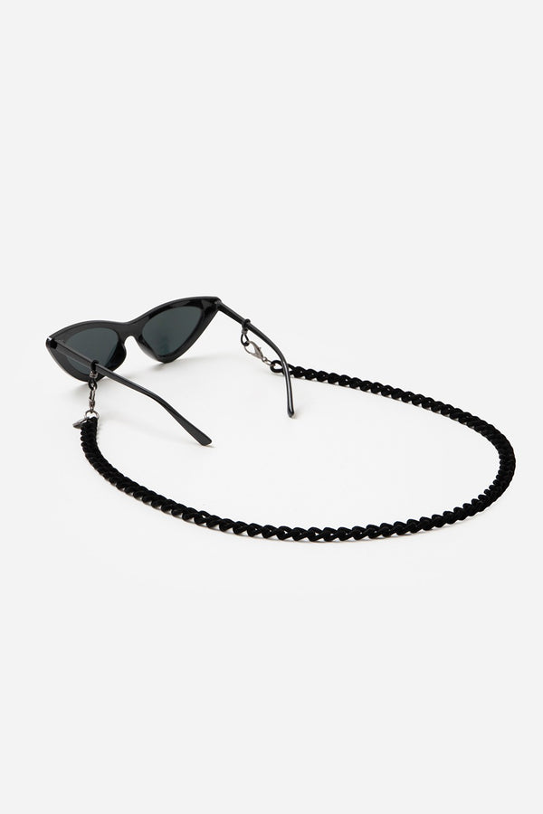 Bijoux Chaine De Lunettes Sona Noir 72 cm